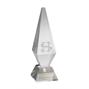 AC142 Engraved Crafted Clear Optical Crystal Award thumbnail